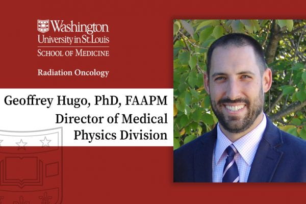 Hugo named Director of Medical Physics
