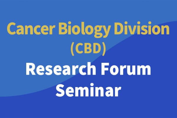 CBD Research Forum Seminar schedule released