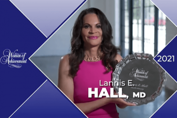 Hall named a 2021 Women of Achievement honoree for health advocacy
