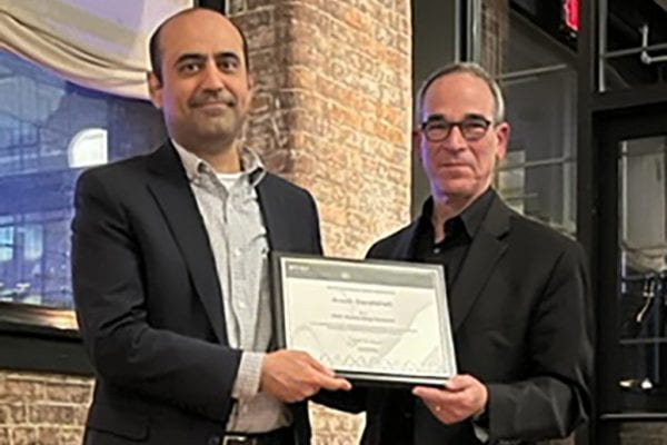 Darafsheh recognized as outstanding reviewer